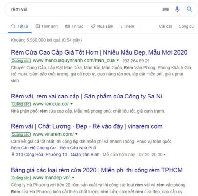 Quảng cáo Google Search